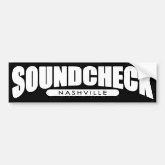 Coche Pegatina para el parachoques de Soundcheck