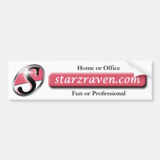 Coche Pegatina para el parachoques de Starzraven.com de