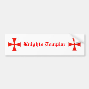Coche Pegatina para el parachoques de Templar de los