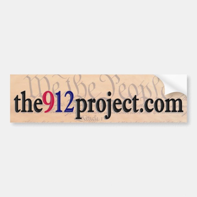 Coche pegatina para el parachoques de the912project.com (Frente)