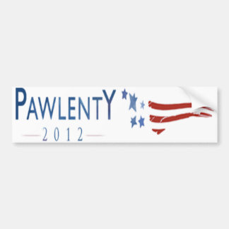 Coche Pegatina para el parachoques de Tim Pawlenty 2012