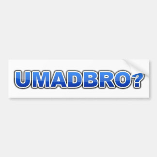 Coche Pegatina para el parachoques de UMADBRO