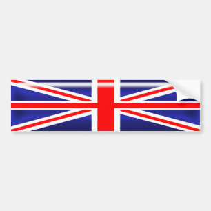Coche Pegatina para el parachoques de Union Jack