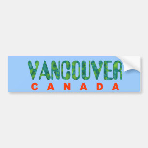 Coche Pegatina para el parachoques de Vancouver Canadá