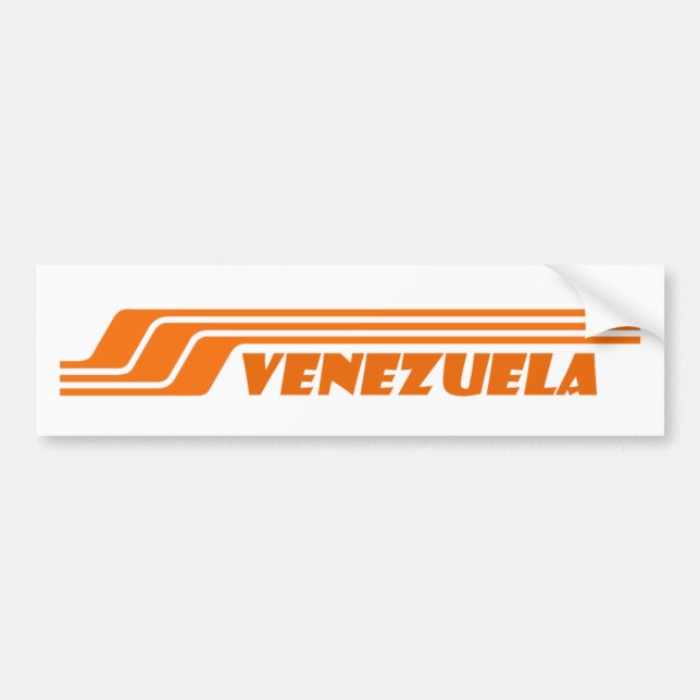 Coche Pegatina para el parachoques de Venezuela (Frente)