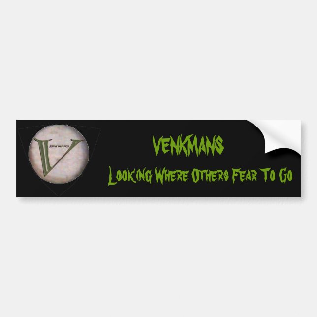 Coche Pegatina para el parachoques de Venkman (Frente)
