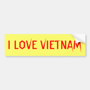 Coche Pegatina para el parachoques de VIETNAM*
