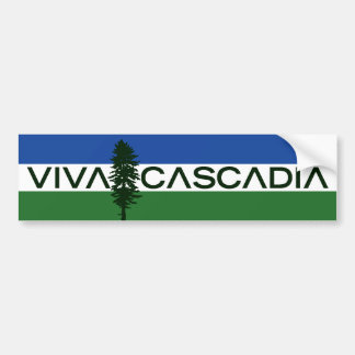 Coche Pegatina para el parachoques de "Viva Cascadia"