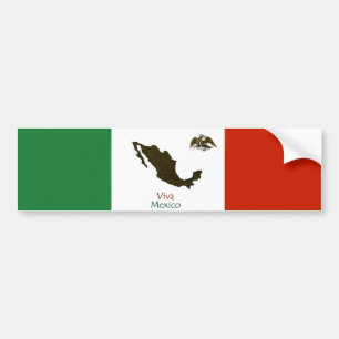 Coche Pegatina para el parachoques de Viva México