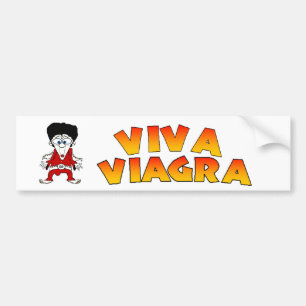 Coche Pegatina para el parachoques de Viva Viagra