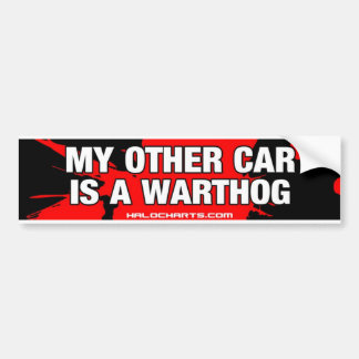 Coche Pegatina para el parachoques de Warthog