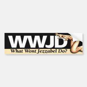 Coche Pegatina para el parachoques de WWJD