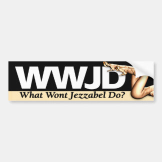 Coche Pegatina para el parachoques de WWJD