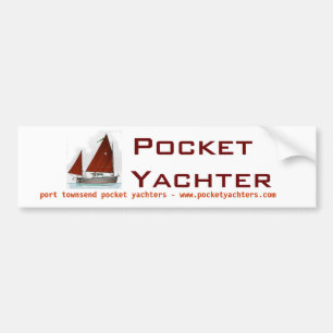 Coche Pegatina para el parachoques de Yachters del