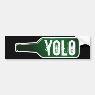 Coche Pegatina para el parachoques de Yolo el usted