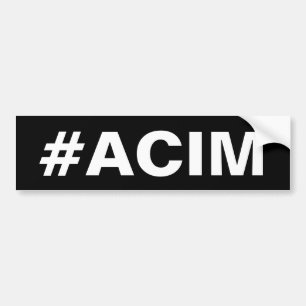 Coche Pegatina para el parachoques del #ACIM