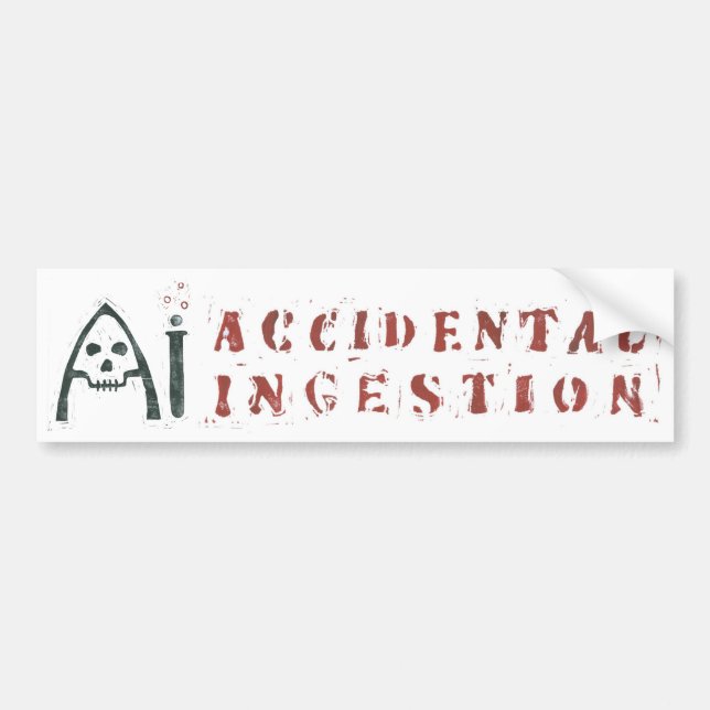 Coche Pegatina para el parachoques del AI (Frente)