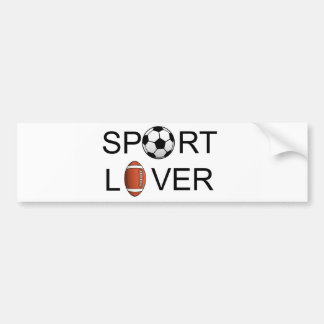 Coche Pegatina para el parachoques del amante del