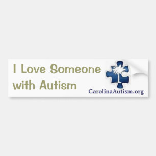 Coche Pegatina para el parachoques del autismo