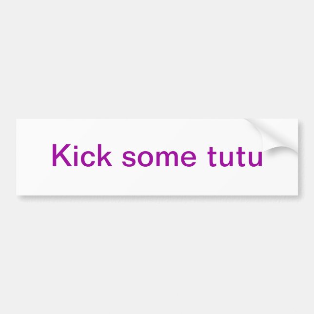 Coche Pegatina para el parachoques del ballet (Frente)