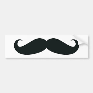 Coche Pegatina para el parachoques del bigote
