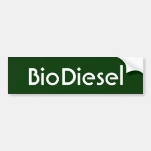 Coche Pegatina para el parachoques del biodiesel