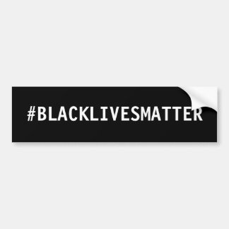 Coche pegatina para el parachoques del #BLACKLIVESMATTER