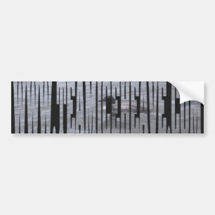 Coche Pegatina para el parachoques del bribón