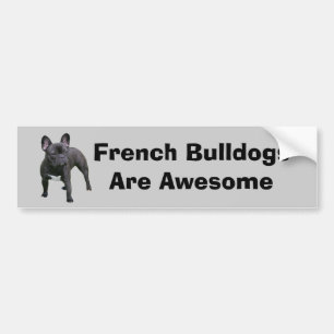 Coche Pegatina para el parachoques del bulldog francés
