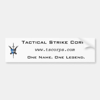 Coche Pegatina para el parachoques del CAC - modificada