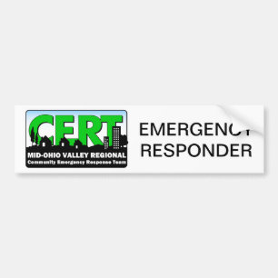 Coche Pegatina para el parachoques del CERT de MOVR