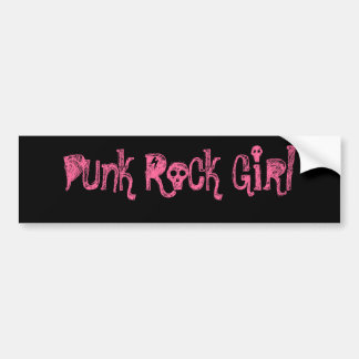 Coche Pegatina para el parachoques del chica del punk