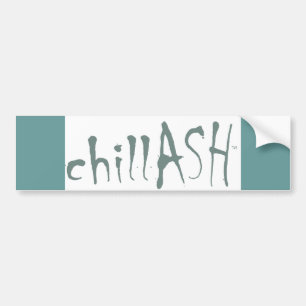 Coche pegatina para el parachoques del chillASH