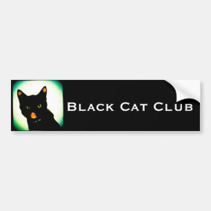 Coche Pegatina para el parachoques del club del gato