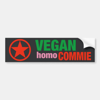 Coche Pegatina para el parachoques del Commie del homo