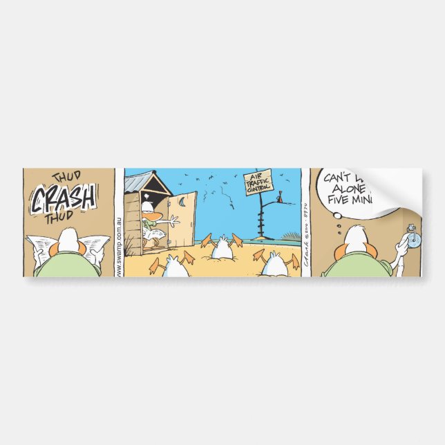 Coche Pegatina para el parachoques del controlador aéreo (Frente)