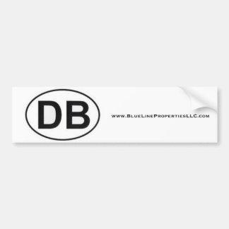 Coche Pegatina para el parachoques del DB