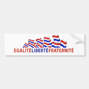 Coche Pegatina para el parachoques del día de Bastille