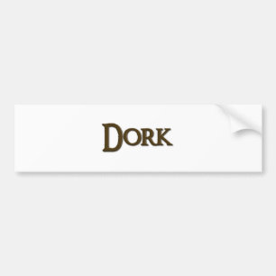 Coche Pegatina para el parachoques del Dork
