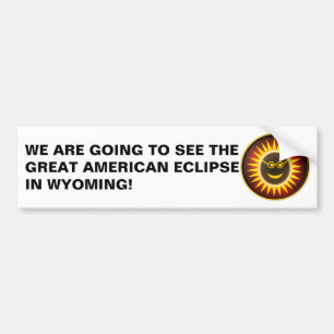 Coche Pegatina para el parachoques del eclipse de