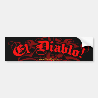 Coche Pegatina para el parachoques del EL Diablo