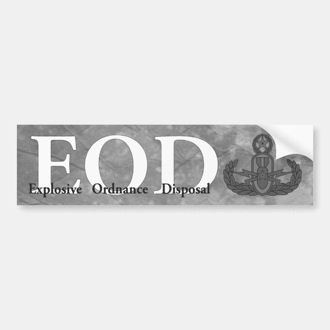 Coche Pegatina para el parachoques del EOD (Frente)