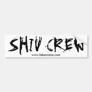 Coche Pegatina para el parachoques del equipo de Shiv