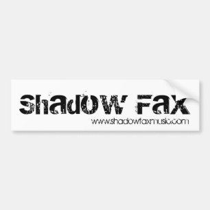 Coche Pegatina para el parachoques del fax de la sombra
