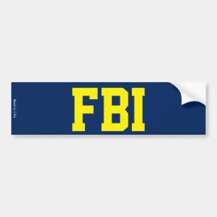 Coche Pegatina para el parachoques del FBI
