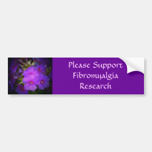 Coche Pegatina para el parachoques del Fibromyalgia