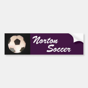 Coche Pegatina para el parachoques del fútbol de Norton