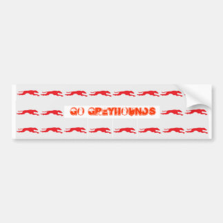 Coche Pegatina para el parachoques del galgo NEA