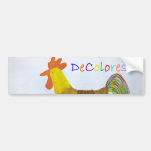 Coche Pegatina para el parachoques del gallo de