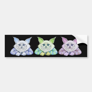 Coche Pegatina para el parachoques del gato de Cheshire